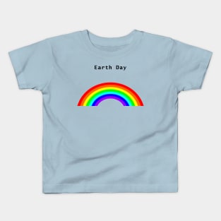 Environmental Earth Day Rainbow Kids T-Shirt